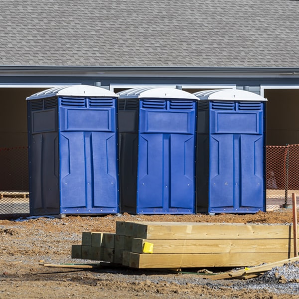 is there a specific order in which to place multiple porta potties in Ellenton